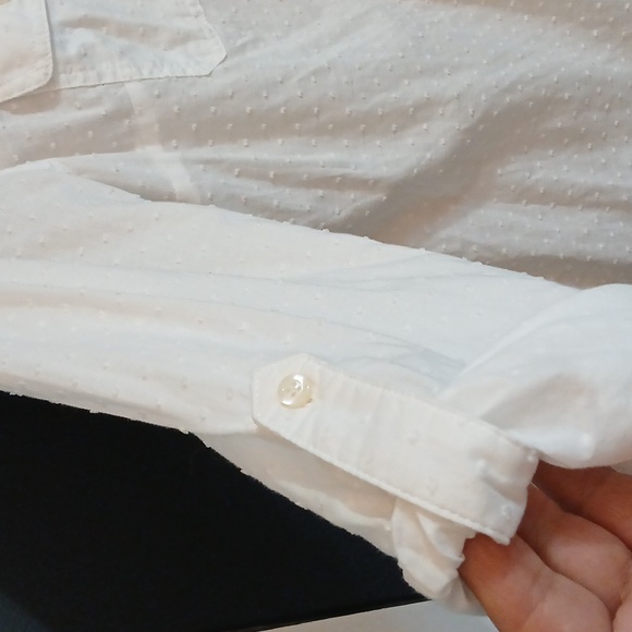 White cotton button down - Picture 4 of 6